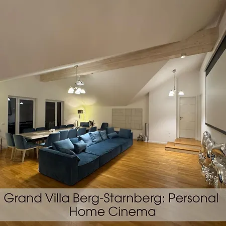 Villa Grand Berg-starnberg For Your Vacation, Sauna, Hamam, Swimming Pool, Billiards