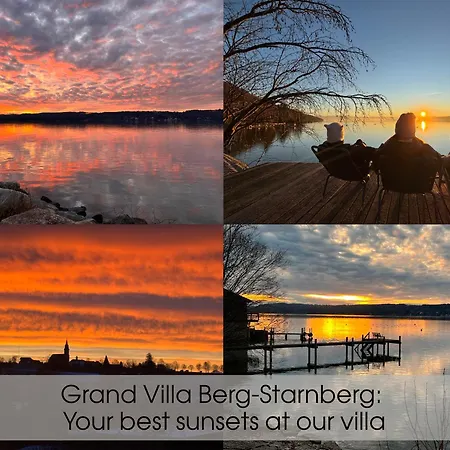 빌라 Grand Berg-starnberg For Your Vacation, Sauna, Hamam, Swimming Pool, Billiards