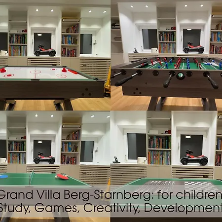 Willa Grand Berg-starnberg For Your Vacation, Sauna, Hamam, Swimming Pool, Billiards *